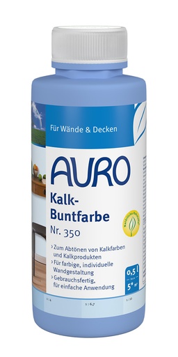 [FU35055005] AURO Kalk-Buntfarbe Lichtblau, Nr. 350-55 0,5l