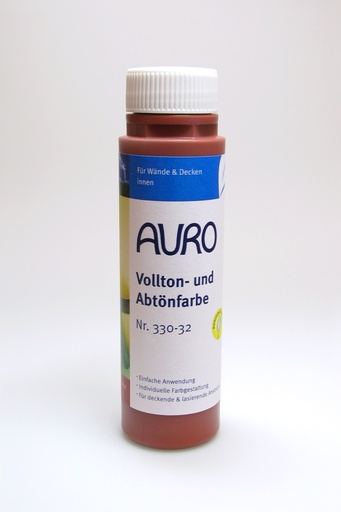 [FU35045002] AURO Kalk-Buntfarbe Oxid-Rot, Nr. 350-45 0,25l
