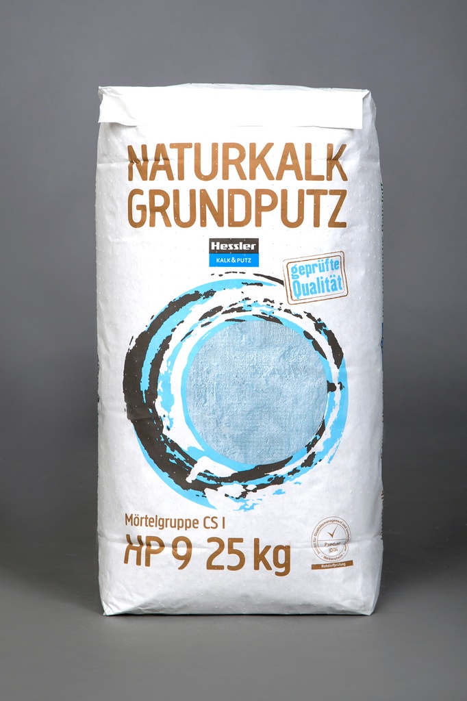 Hessler HP 9  Kalk - Grundputz 2 mm Korn 25 kg