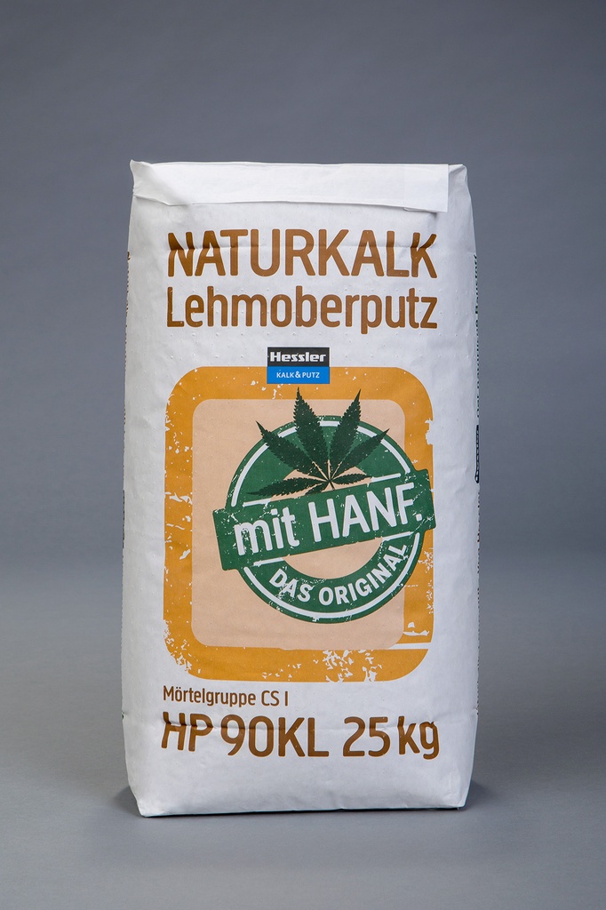 Hessler HP 90 KL Kalk Lehm Hanf Putz 1 mm, 25 kg