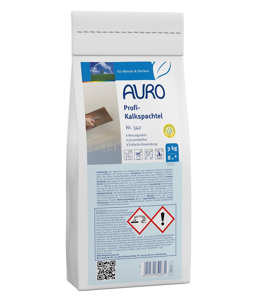 AURO Profi-Kalkspachtel Nr. 342 3 kg