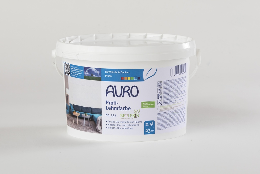 AURO Profi-Lehmfarbe Nr. 331 2,5l