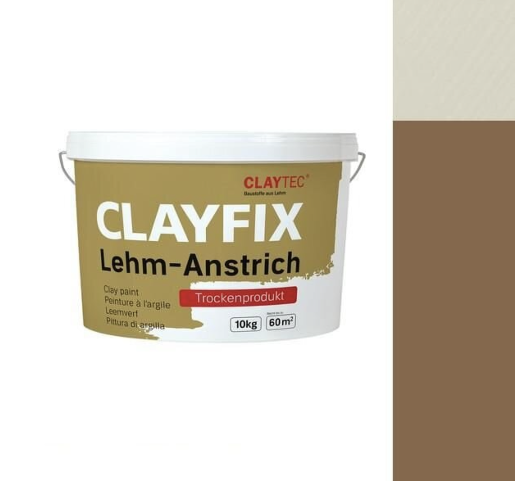 Clayfix Lehm-Anstrich BR 0 10kg Eimer