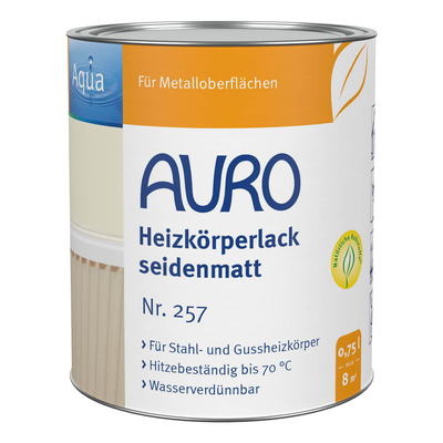 AURO Heizkörperlack  seidenmatt 0,75l