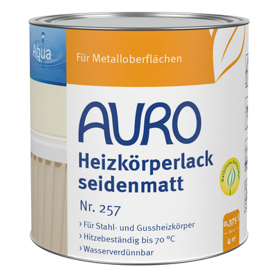 AURO Heizkörperlack  seidenmatt 0,375l