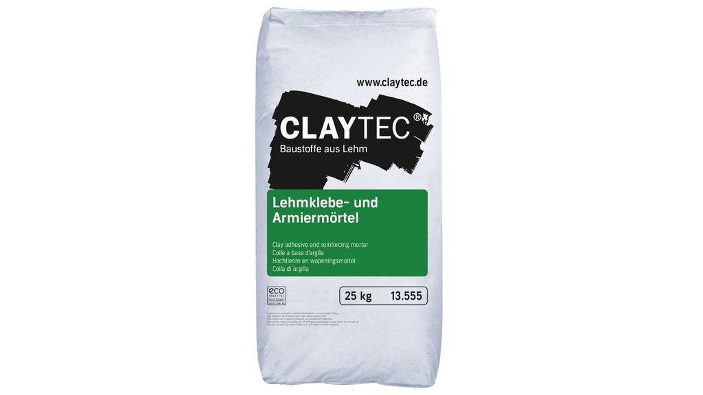 Claytec Lehmklebe- und Armiermörtel Sack 2Kg