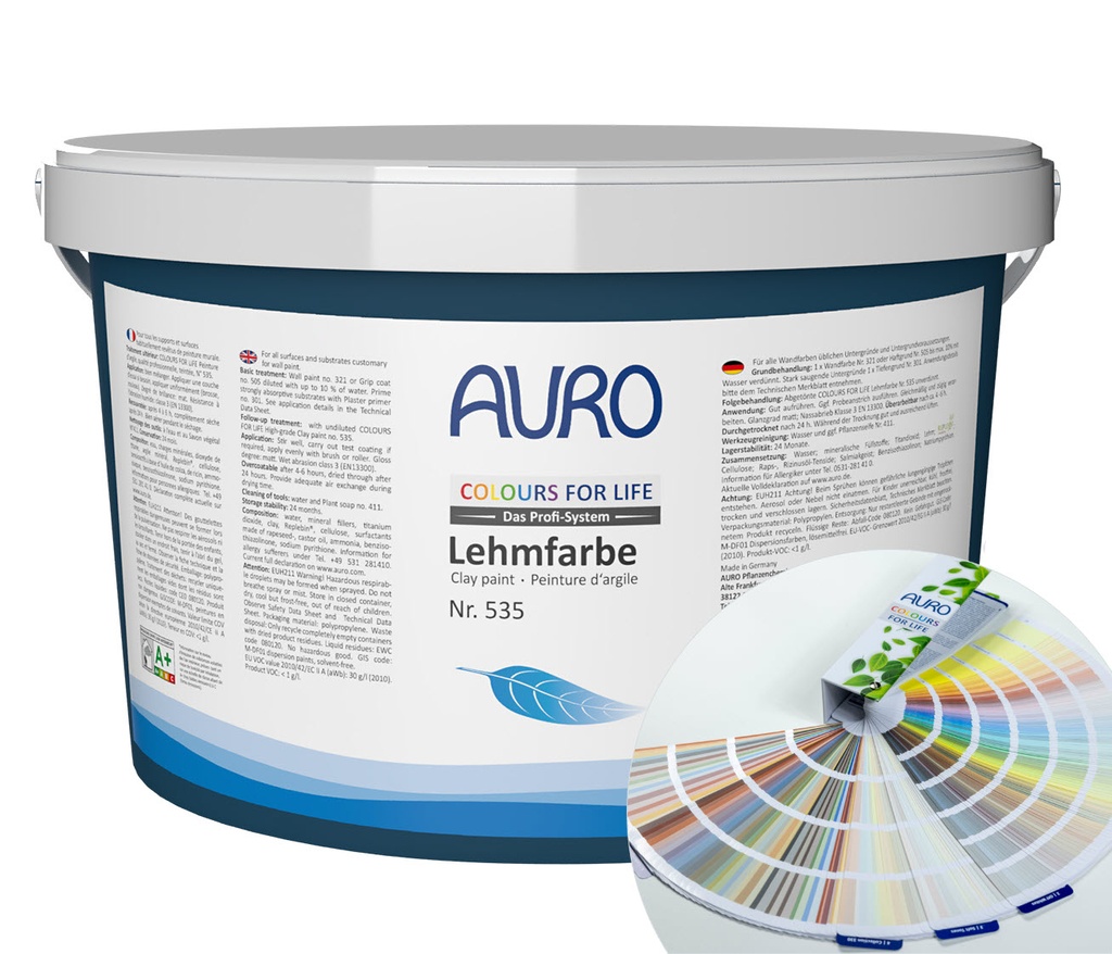 AURO CfL Profi-Lehmfarbe Nr. 535 | PG 3  1l