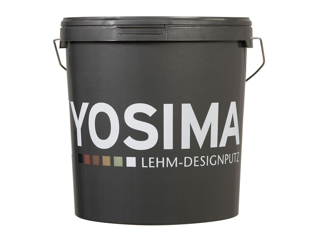 YOSIMA Lehm-Designputz FR Siena-Braun | 20kg Eimer
