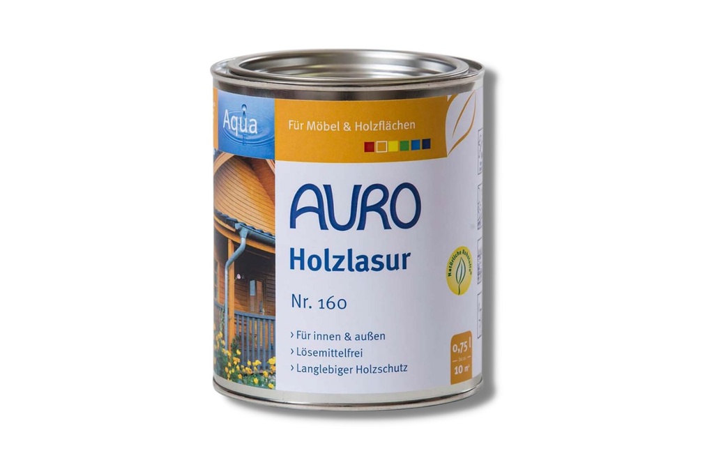 AURO Holzlasur Aqua Nr. 160 | 10l