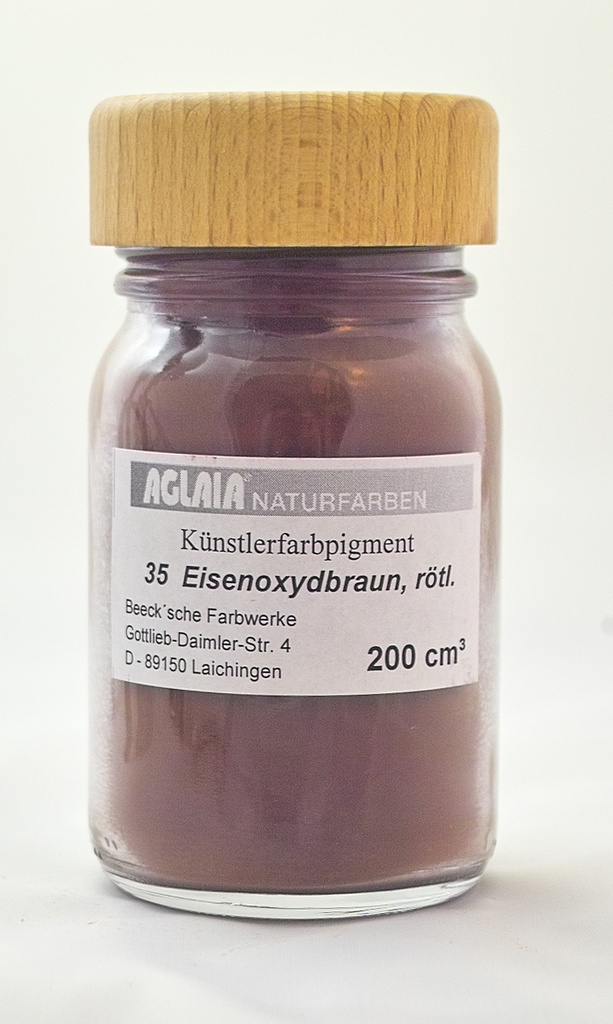 Aglaia Pigment Nr. 35 Eisenoxidbraun rötl.  100 cm³