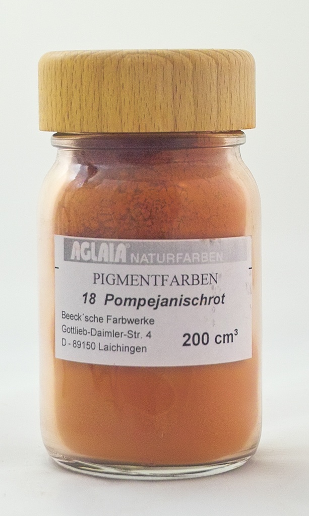 Aglaia Pigment, Nr.18, Pompejanisch rot, 100 cm3