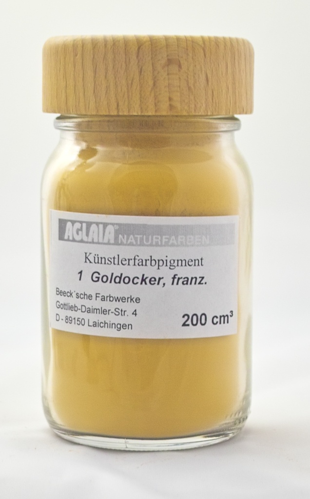 Aglaia Künstlerfarben, Nr.1, Goldocker,franz. 100 cm³