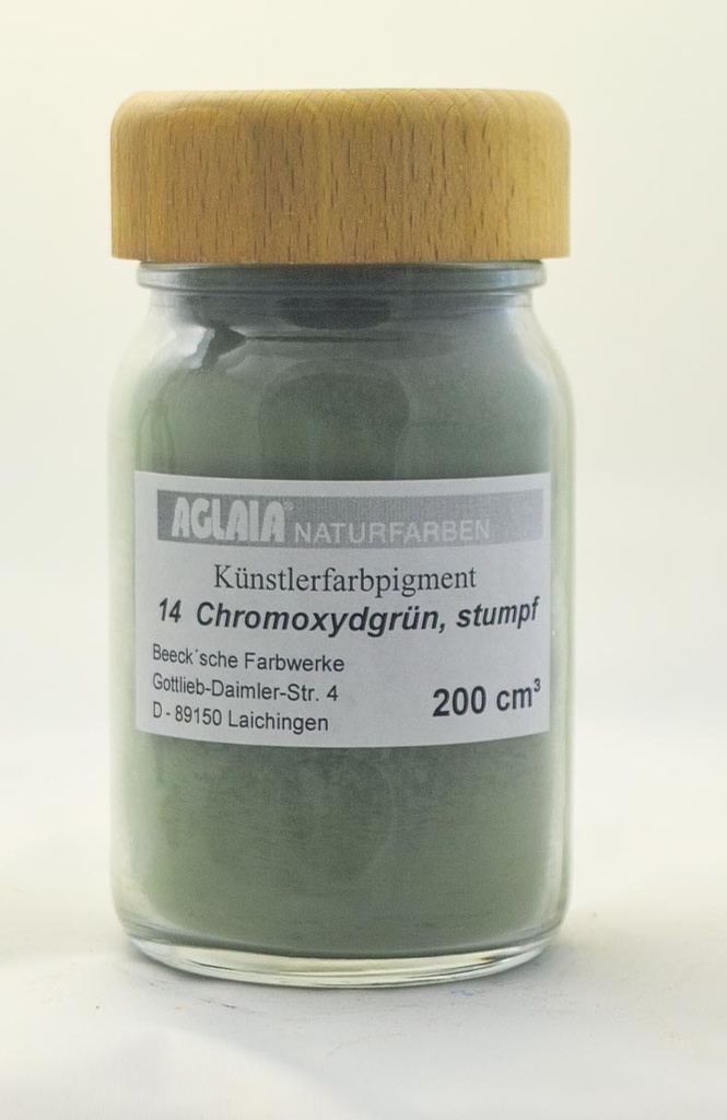 Aglaia Pigment, Nr.14 Chromoxydgrün, PG2, 100ccm