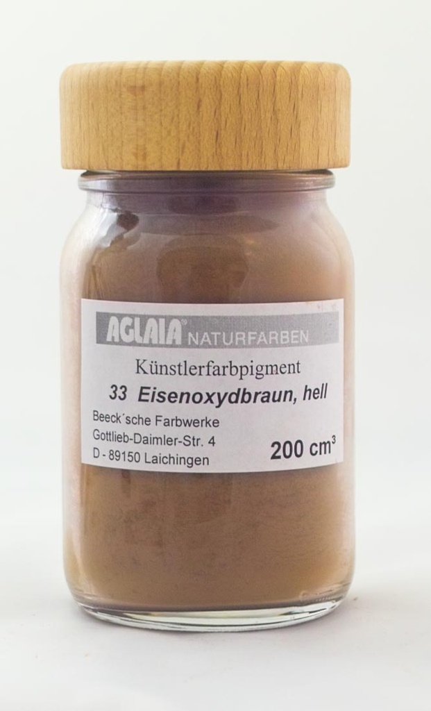 Aglaia Pigment Nr.33, Eisenoxidbraun hell 50 cm³