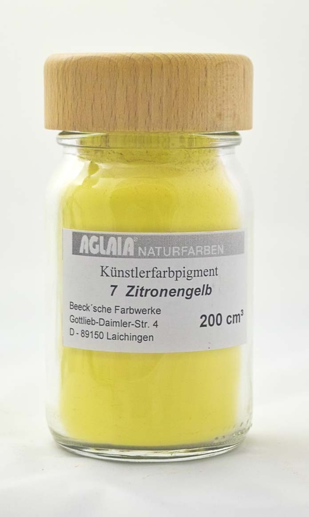 Aglaia Künstlerfarben, Nr. 7 Zitronengelb, 50 cm³
