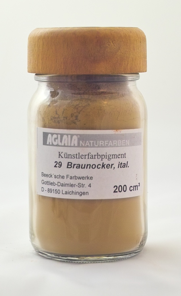 Aglaia Künstlerfarben, Nr.29, Braunocker ital. 50 cm³