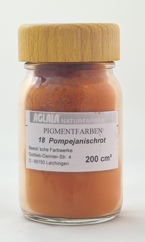 Aglaia Pigment, Nr.18, Pompejanisch rot 50cm³