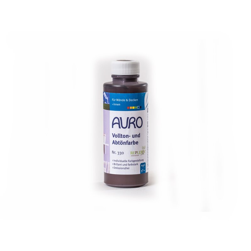 AURO Abtönfarbe Eisenoxid-Braun 0,5l