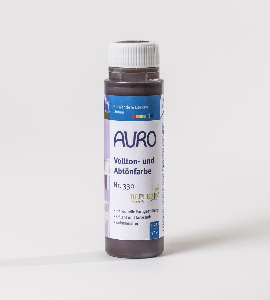 AURO Abtönfarbe Eisenoxid-Braun 0,25l