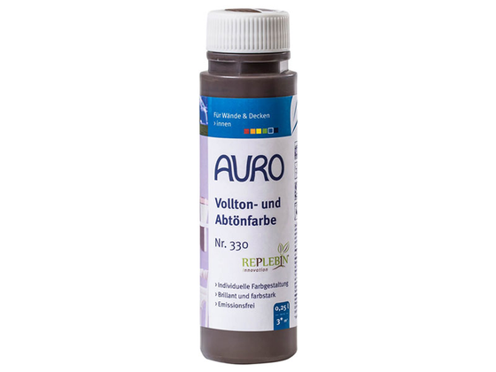 AURO Abtönfarbe Umbra gebrannt 0,5l