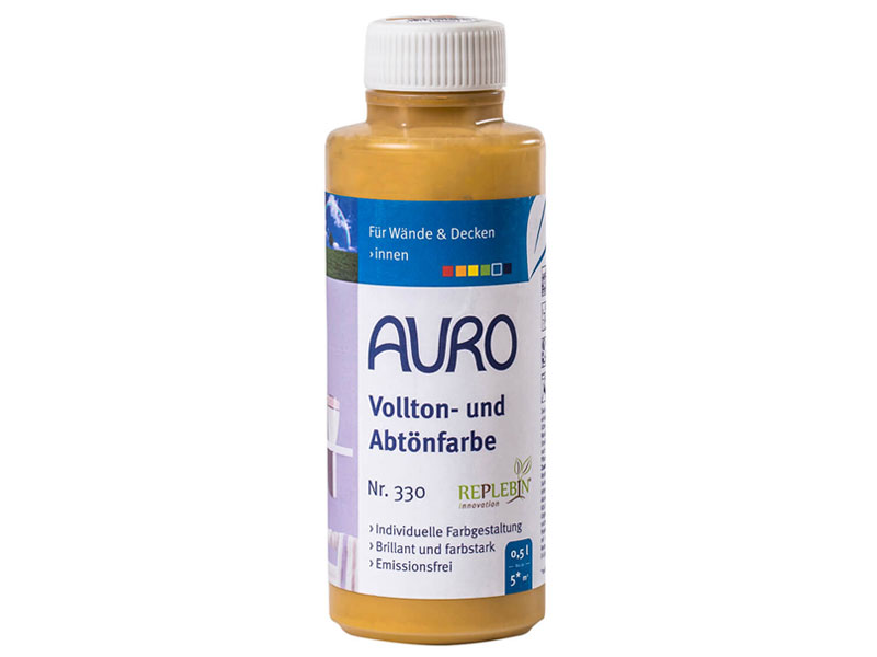 AURO Abtönfarbe Ocker-Gelb 0,5l