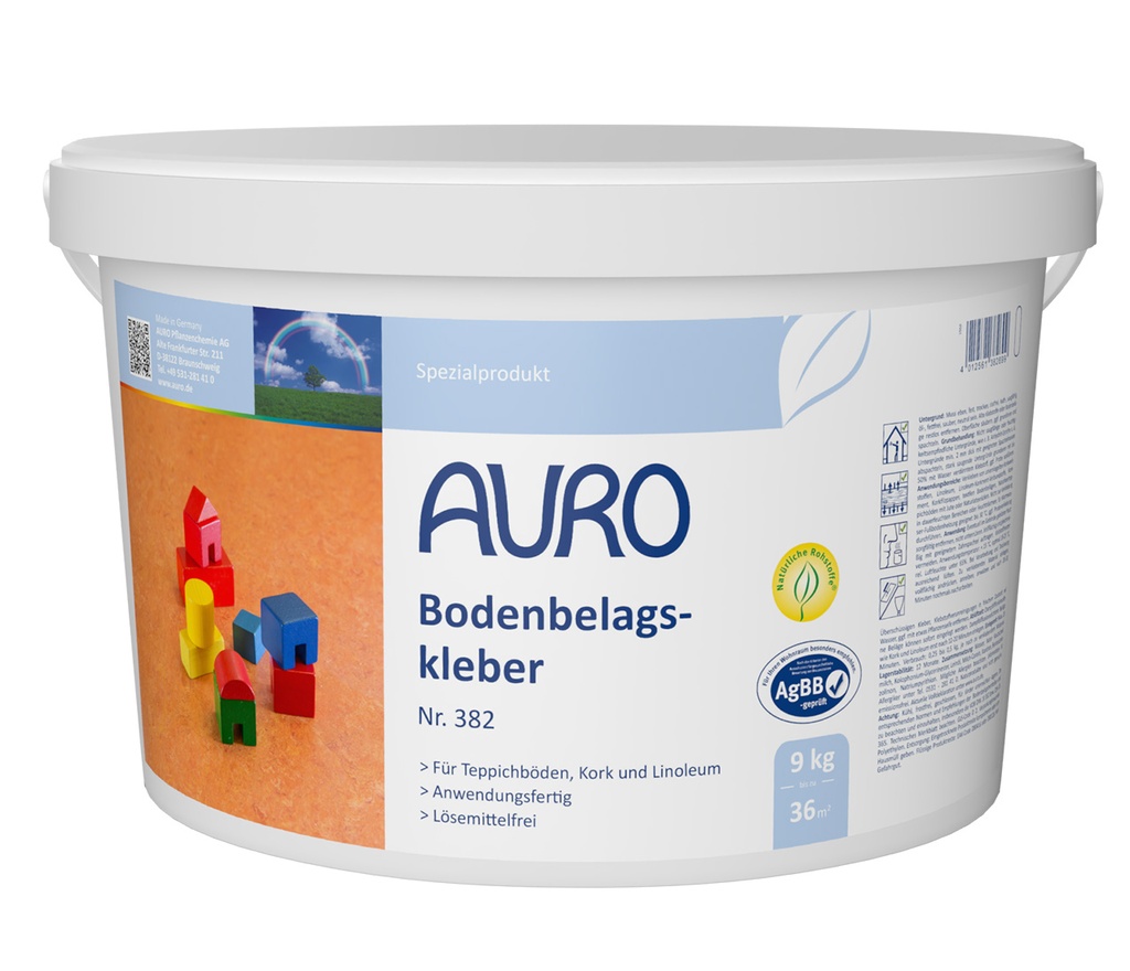 AURO Bodenbelagskleber, Nr.382, 9kg