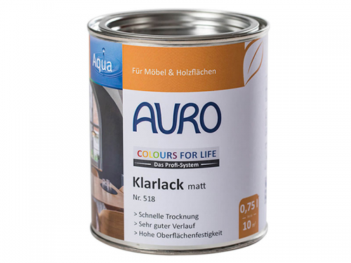 AURO CfL Klarlack matt Nr. 518 0,75l