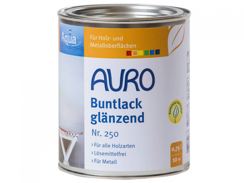 AURO Buntlack glänzend, Grün Nr. 250-65 0,75l