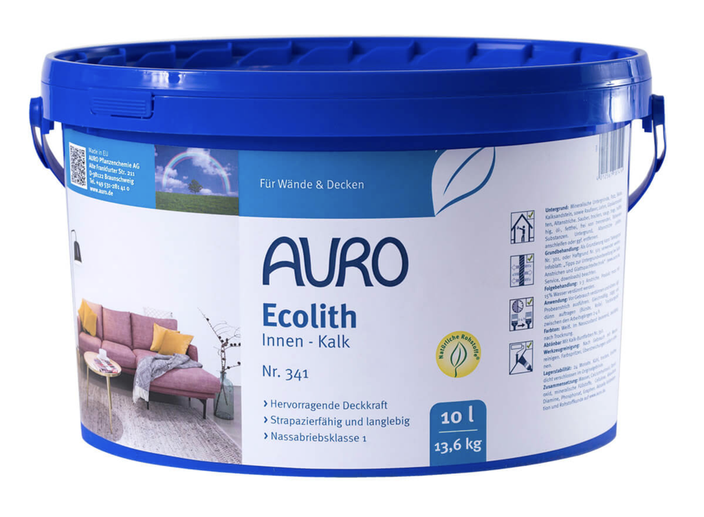 AURO Ecolith Innen Nr. 341 Weiß 10l