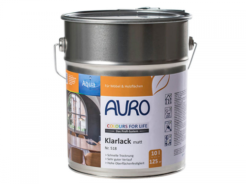 AURO CfL Klarlack matt Nr. 518 10l