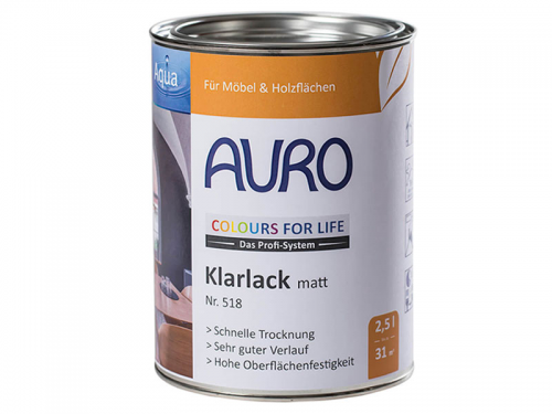AURO CfL Klarlack matt Nr. 518 2,5l