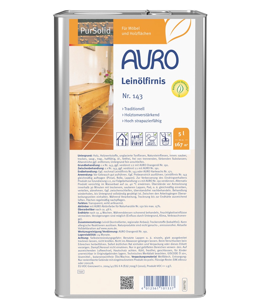 AURO Leinölfirnis 5l