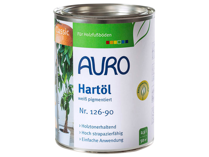AURO Hartöl Nr.126-90 weiß in 2,5L