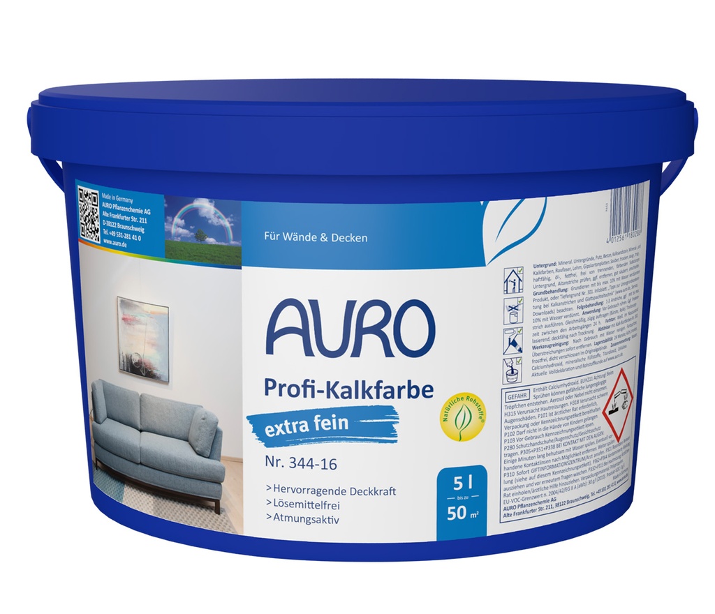 AURO Profi-Kalkfarbe *extra fein* 5l