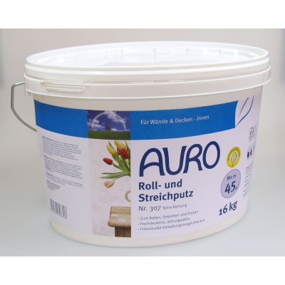 AURO Roll- und Streichputz -feine Körnung- 16 kg Gebinde