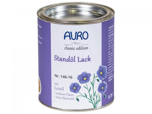 AURO Standöl-Lack 0,75l Grau