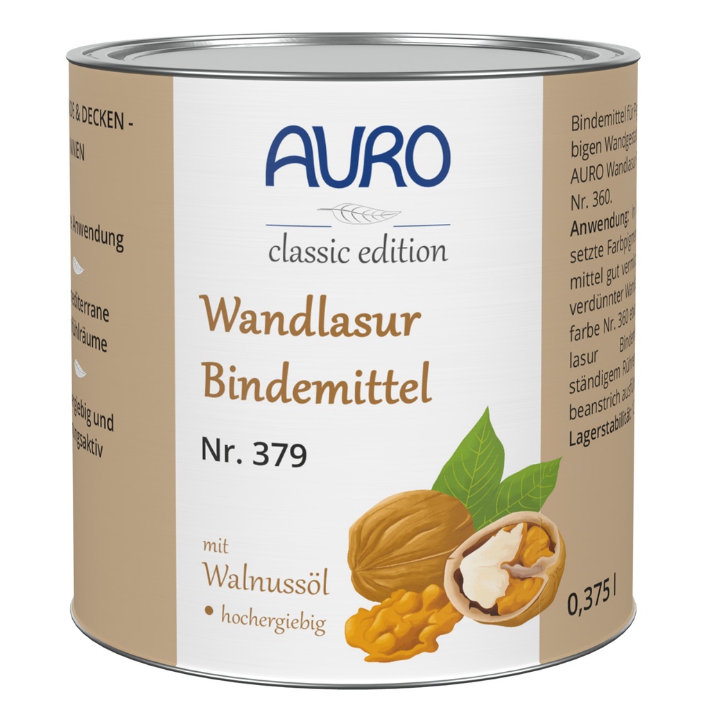 AURO Wandlasur Bindemittel Nr. 379 0,375l