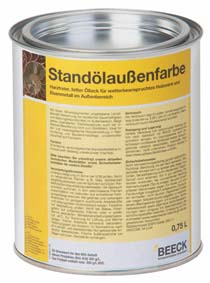 BEECK STANDÖLAUSSENFARBE SEIDENGLANZ 2,5L WERKSGETÖNT, NACH BEECK LACKFARBKARTE