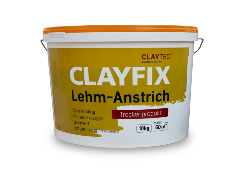 CLAYFIX Lehm-Anstrich Feinkorn, 10kg alt-weiß
