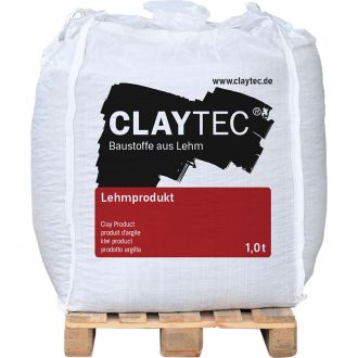 Claytec Baulehm gemahlen (Lehmpulver), 1000 kg