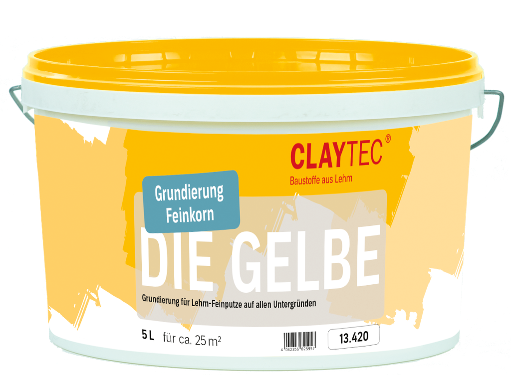 Claytec Grundierung DIE GELBE, 5l-Eimer