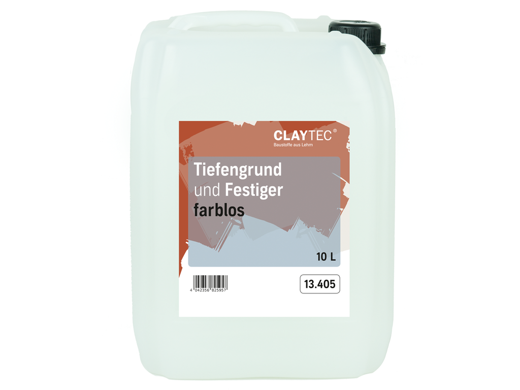 Claytec TIEFENGRUND und Festiger, 10l