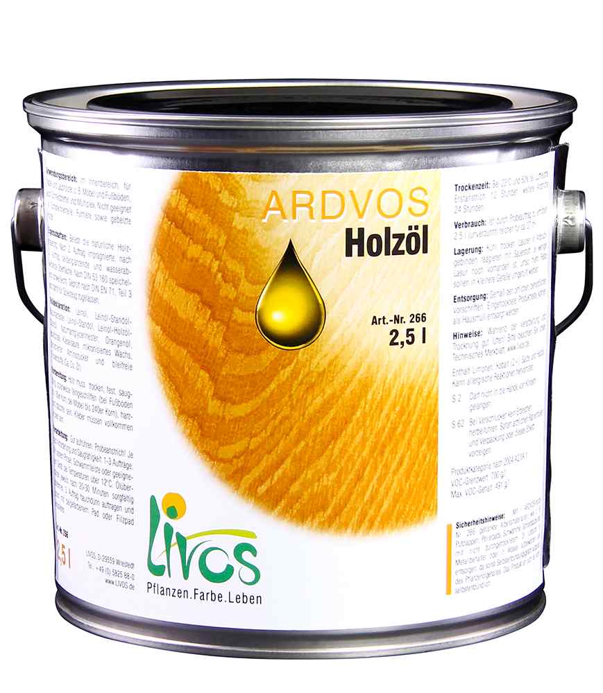 Livos Ardvos Holzöl,  2,5 ltr.