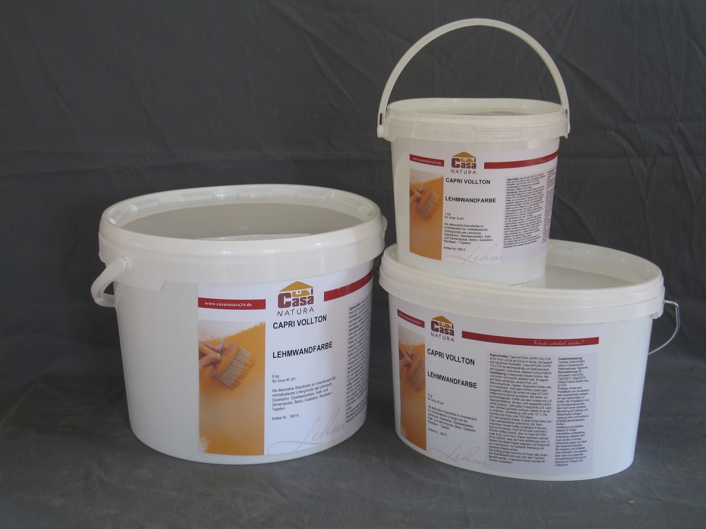 Casa Natura Capri Vollton Lehmfarbe, 1 kg Eimer