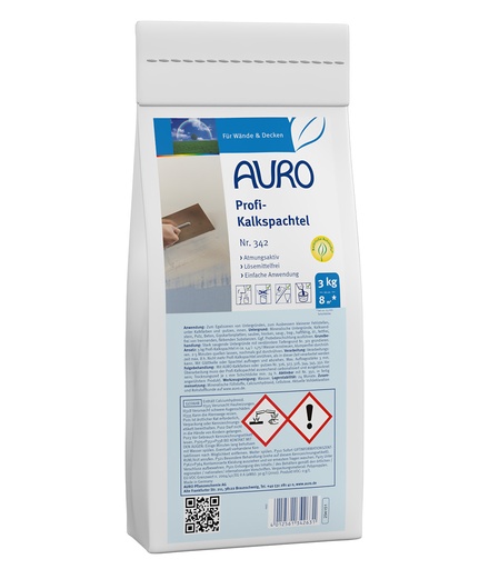 [FU34200030] AURO Profi-Kalkspachtel Nr. 342 3 kg