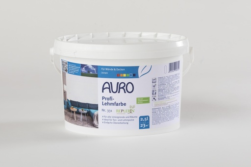 [FU33100025] AURO Profi-Lehmfarbe Nr. 331 2,5l