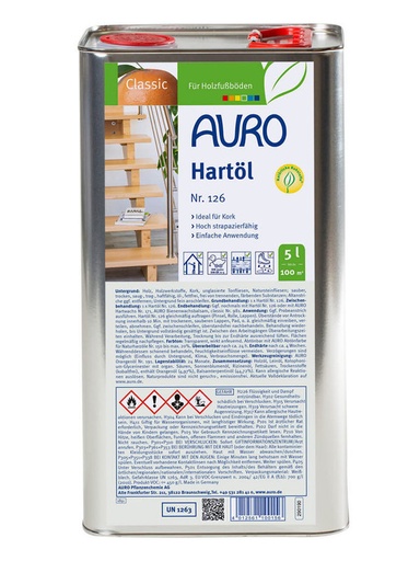 [FU126050] AURO Hartöl Nr.126 in 5L