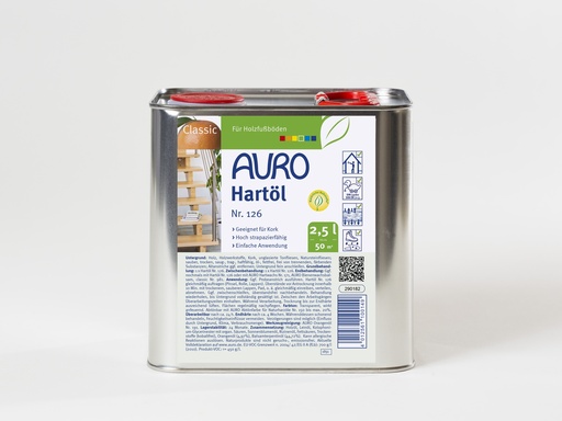 [FU126025] AURO Hartöl Nr.126 in 2,5L