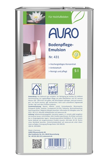 [FU43100050] AURO Bodenpflege-Emulsion 5l