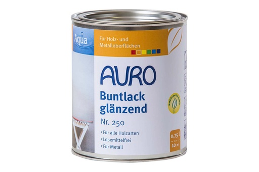[FU250871] AURO Buntlack glänzend, Oxid-Braun Nr. 250-87 0,375l